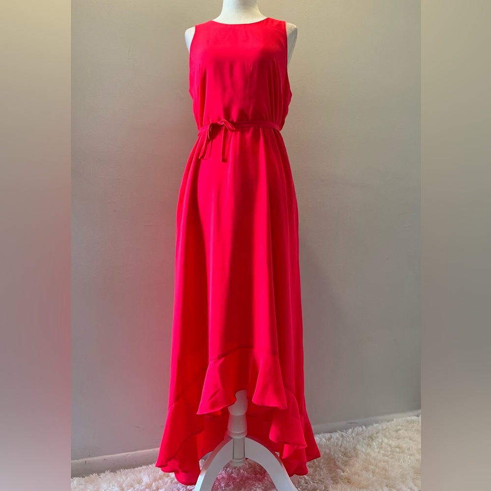 New Banana Republic Coral High-Low Dress